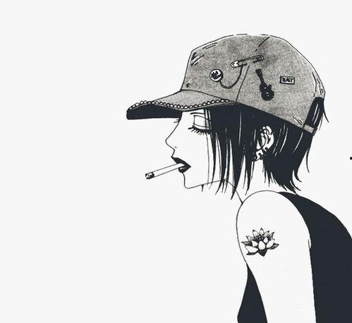 吃瓜插画头像女动漫,动漫风插画中的吃瓜女神风采