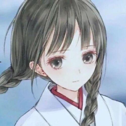 吃瓜插画头像女动漫